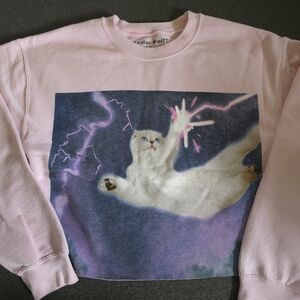 Taylor Swift Pink Olivia Cat Rep Crop